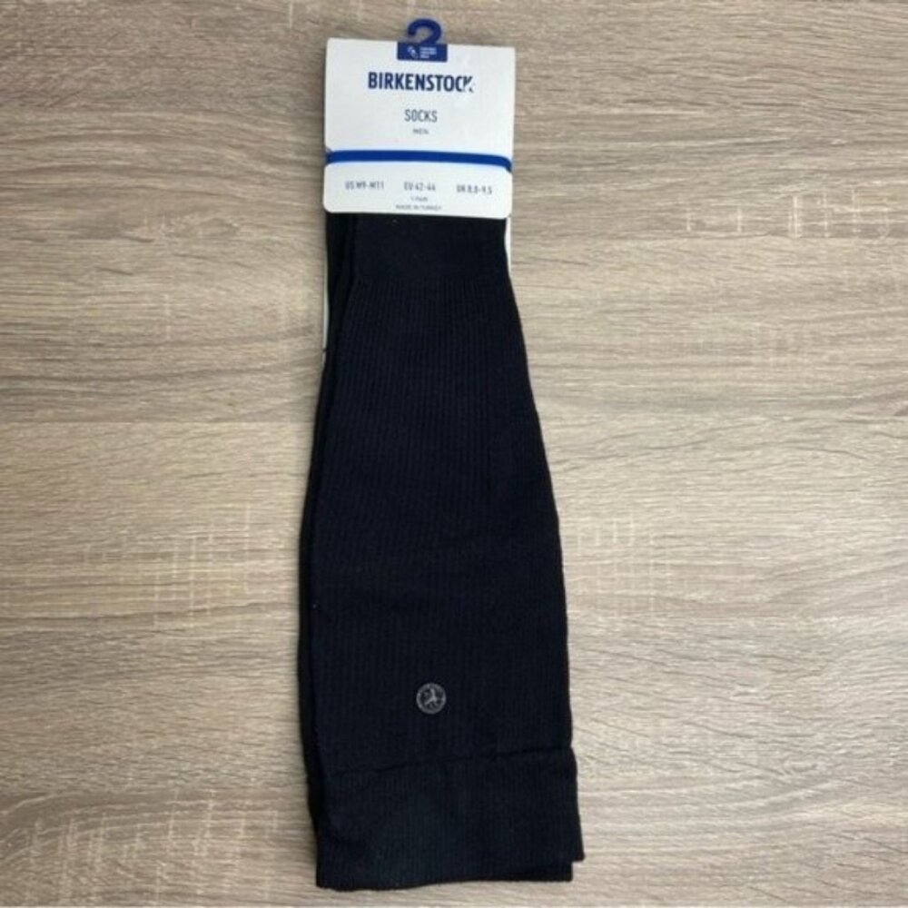 Birkenstock Black Support Sole Socks NWT